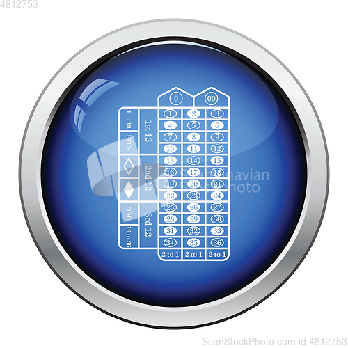 Image of Roulette table icon