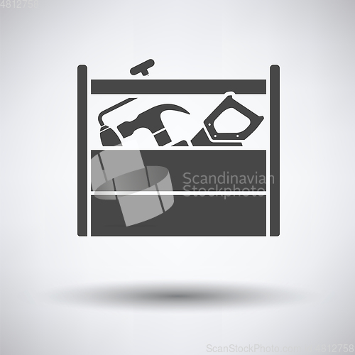 Image of Retro tool box icon