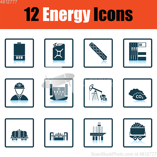 Image of Energy icon set