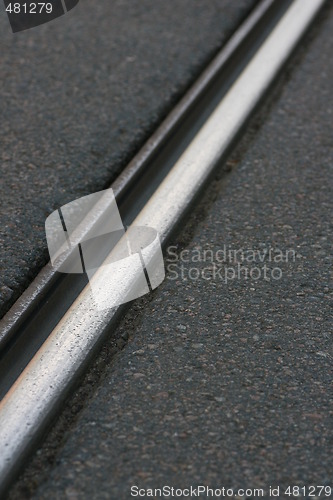 Image of tram rail