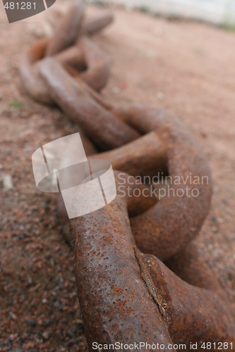 Image of Big rusty chain