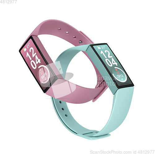 Image of Two fitness trackers