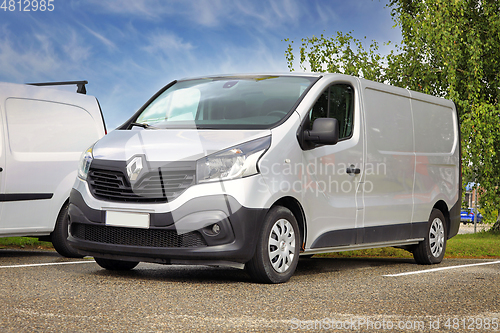 Image of Silver Renault Trafic Van