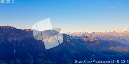 Image of South Tyrolean Alps in autumn