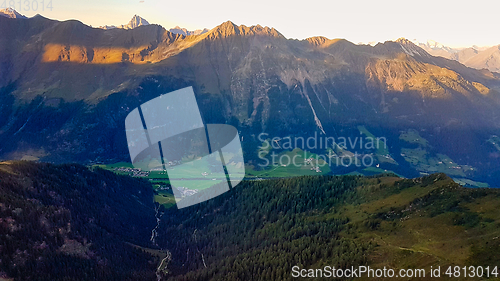 Image of South Tyrolean Alps in autumn