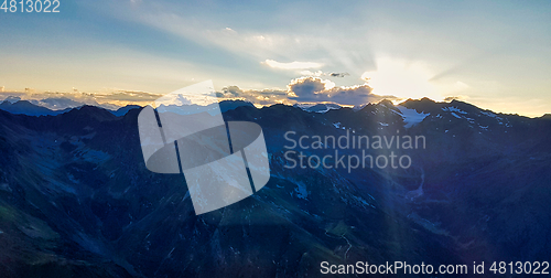 Image of South Tyrolean Alps in autumn