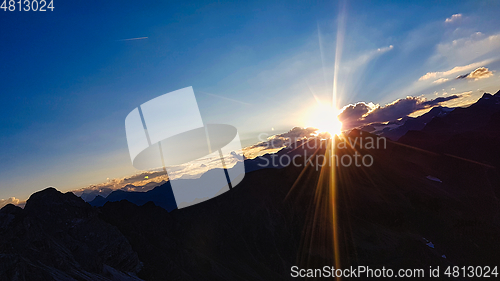 Image of South Tyrolean Alps in autumn