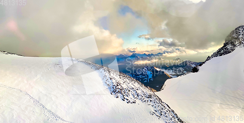 Image of South Tyrolean Alps in autumn