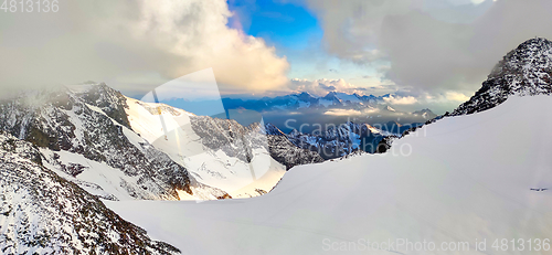 Image of South Tyrolean Alps in autumn