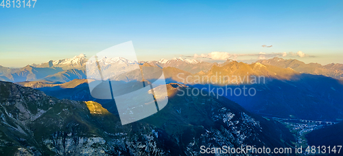 Image of South Tyrolean Alps in autumn