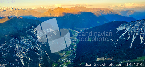 Image of South Tyrolean Alps in autumn