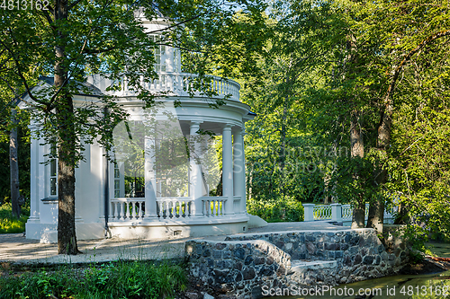 Image of coffee pavilion - rotunda in Kemeri, Latvia