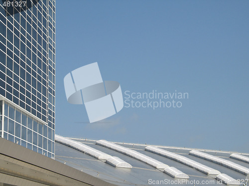 Image of glass modern building 