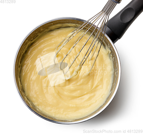 Image of process of making custard cream