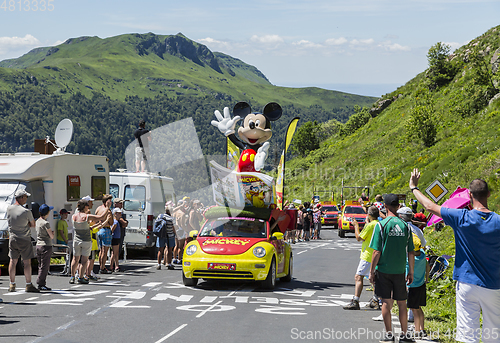 Image of The Car of the Journal de Mickey - Tour de France 2016