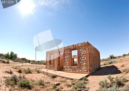 Image of old ruins in the desert