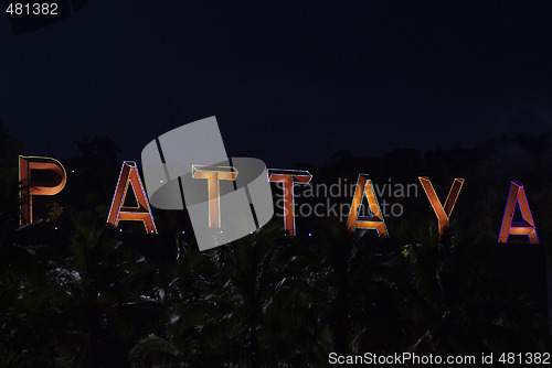 Image of Pattaya sign