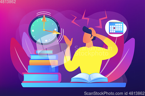 Image of Exams and tests concept vector illustration