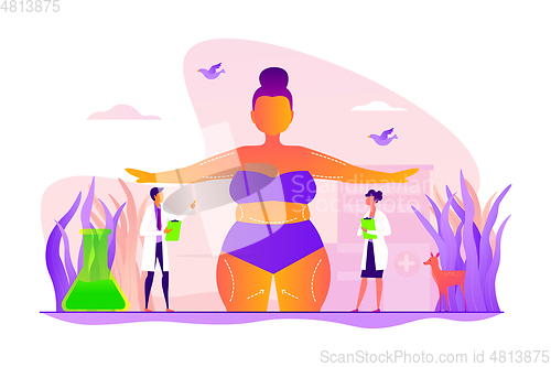 Image of Body Contouring concept vector illustration