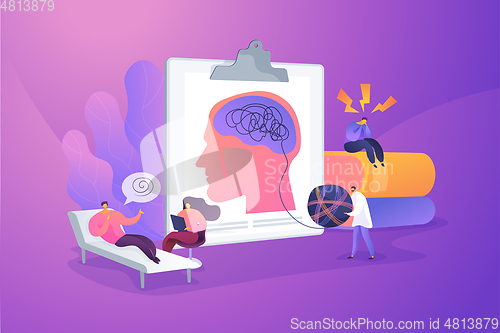 Image of Psychologist service concept vector illustration