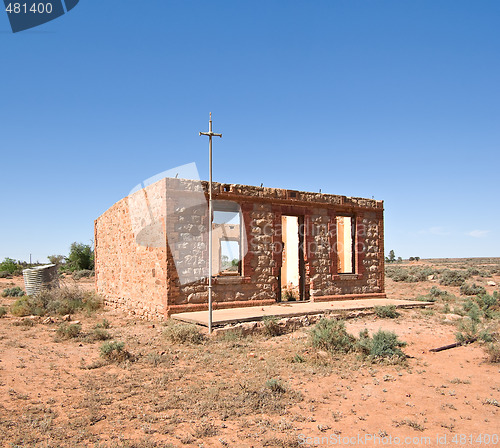 Image of old ruins in the desert