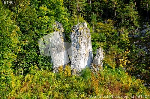 Image of Rocky Formation - Father, mather and son