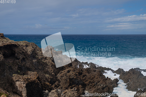 Image of natural swimming pools on Tenerife island