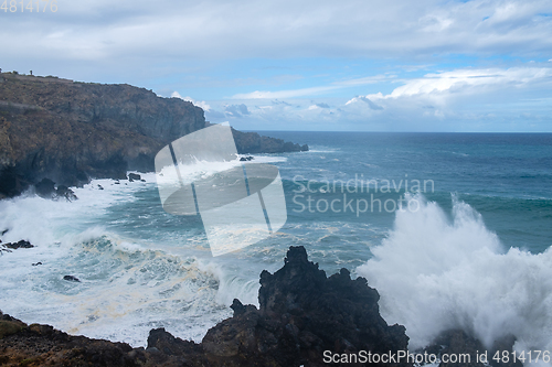 Image of natural swimming pools on Tenerife island