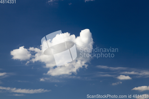 Image of Blue sky and clouds