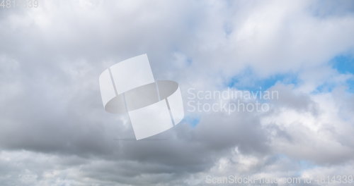 Image of cloudy morning sky, nature background