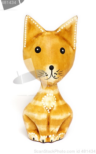 Image of Wooden cat