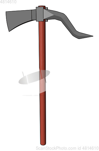 Image of A small axe a hand tool vector or color illustration