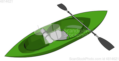 Image of A small boat vector or color illustration