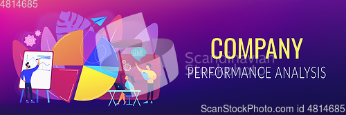 Image of Business statistics concept banner header