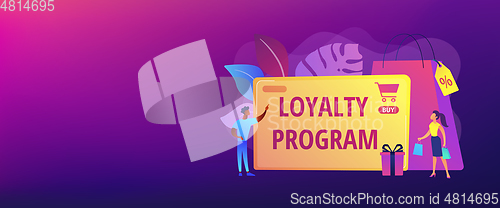 Image of Loyalty program concept banner header