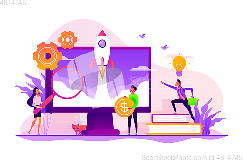 Image of Start up concept vector illustration