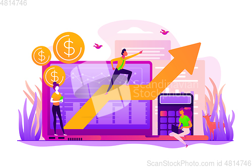 Image of Demand planning concept vector illustration