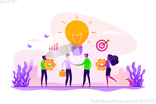 Image of Collaboration concept vector illustration