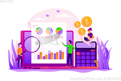 Image of Business analysis concept vector illustration