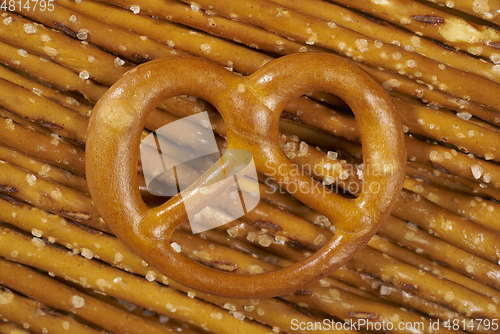 Image of salt sticks and pretzel