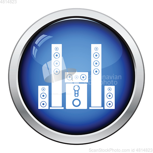 Image of Audio system speakers icon