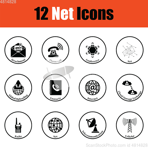 Image of Communication icon set