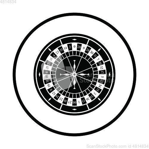 Image of Roulette wheel icon