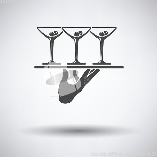 Image of Waiter hand icon