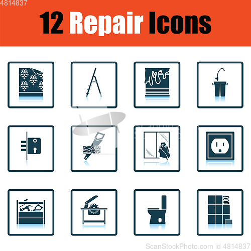 Image of Set of repair icons