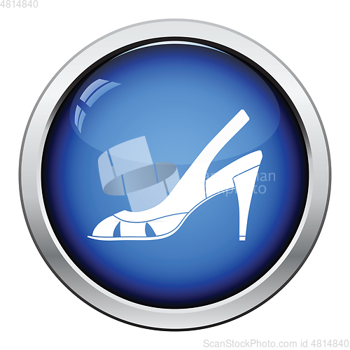 Image of Woman heeled sandal icon