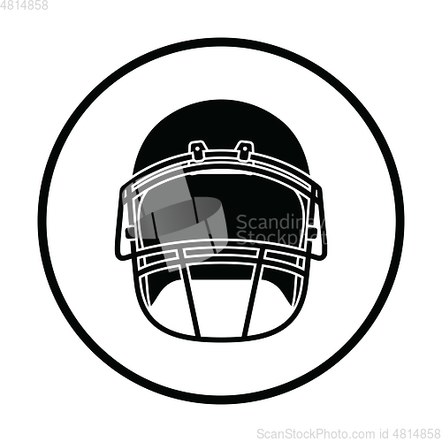 Image of American football helmet icon