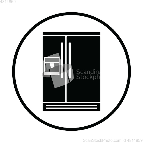 Image of Wide refrigerator icon