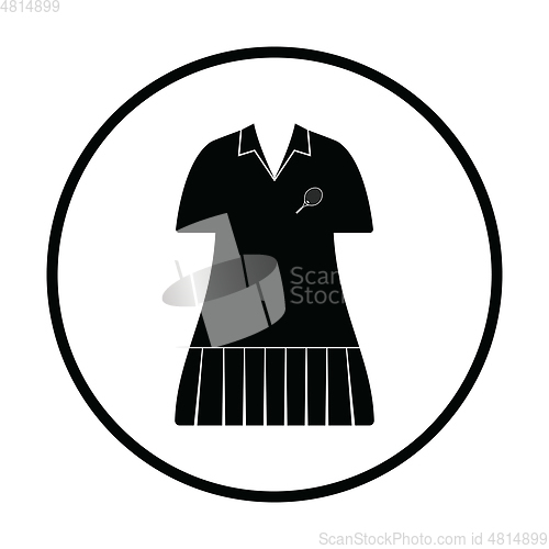 Image of Tennis woman uniform icon