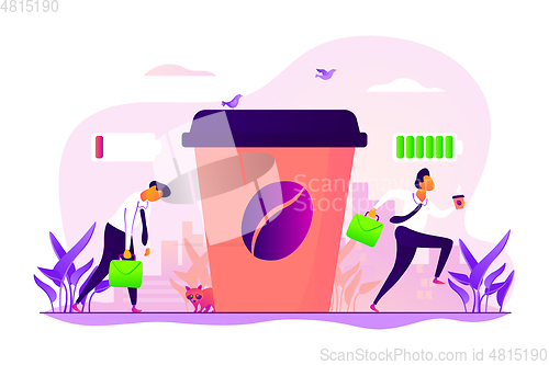 Image of Coffee break concept vector illustration